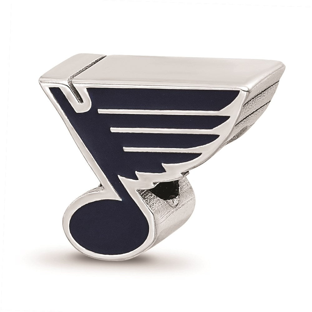 Sterling Silver NHL St. Louis Blues Enamel Bead Charm - The Black Bow  Jewelry Company