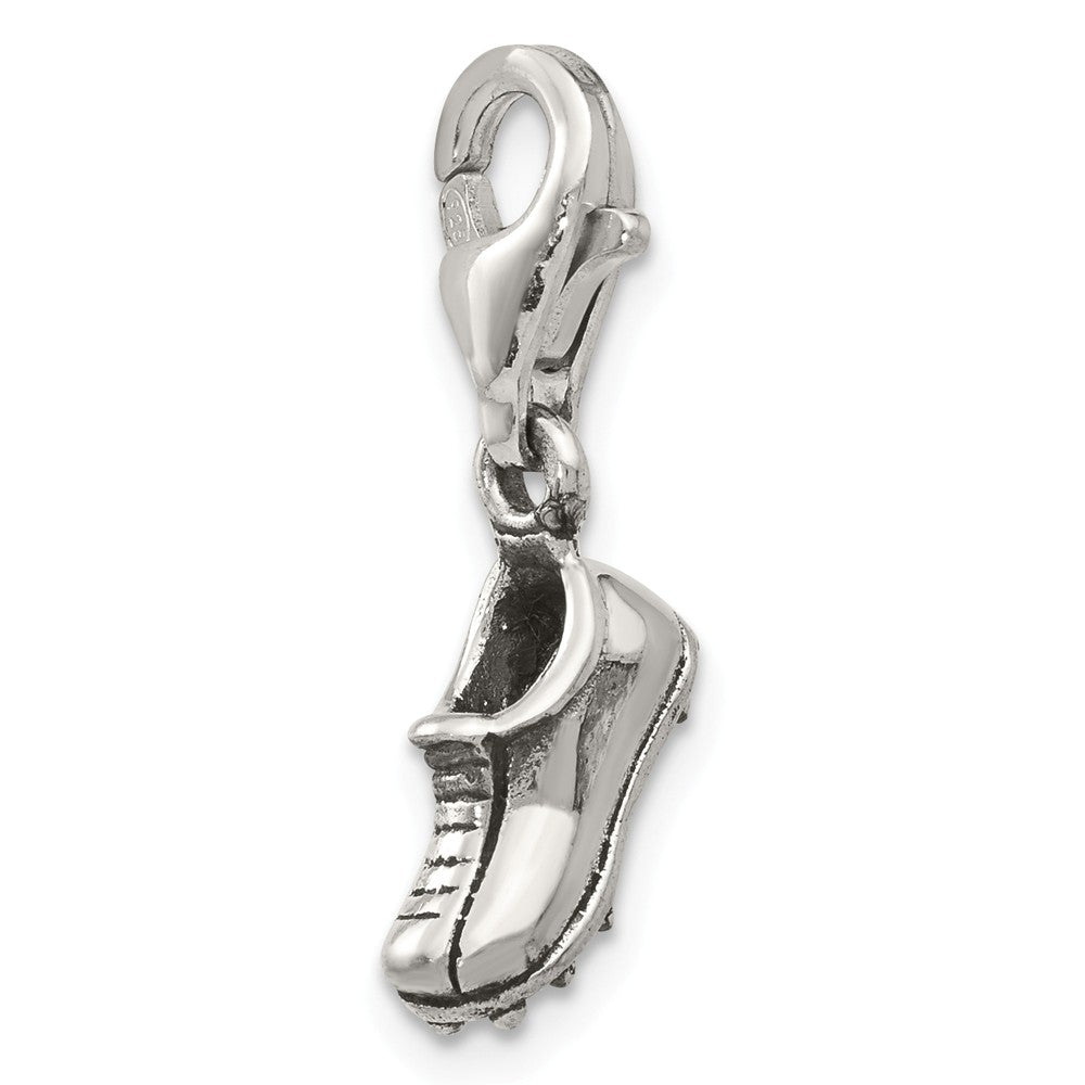 Alternate view of the Sterling Silver Sports Shoe Clip-on Bead Charm by The Black Bow Jewelry Co.