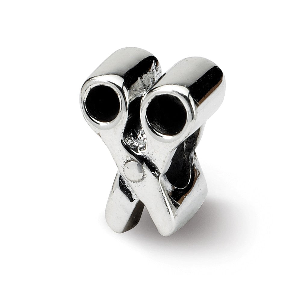 Sterling Silver Scissors Bead Charm, Item B9304 by The Black Bow Jewelry Co.