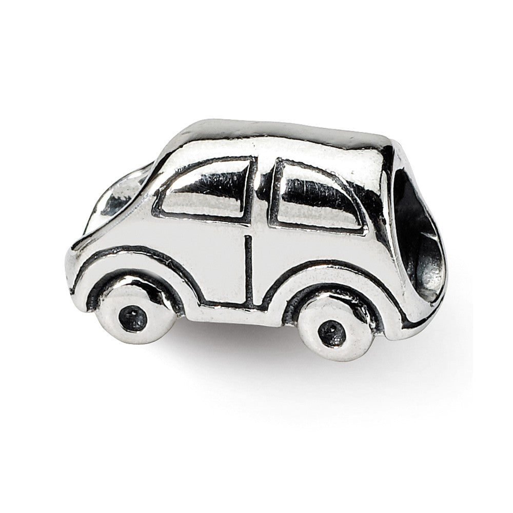 Sterling Silver Family Car Bead Charm, Item B9333 by The Black Bow Jewelry Co.