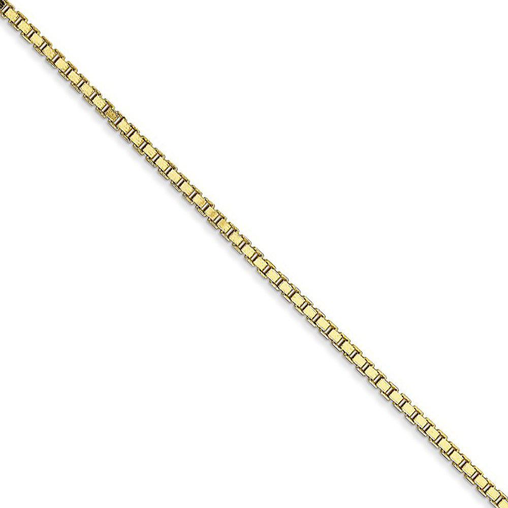 3.6mm Solid Round Box Chain 14K Yellow Gold / 18 Inches