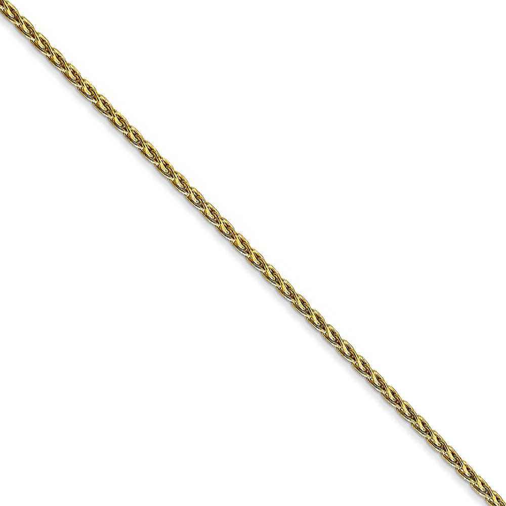 1.5mm 10k Yellow Gold Parisian Wheat Chain Necklace