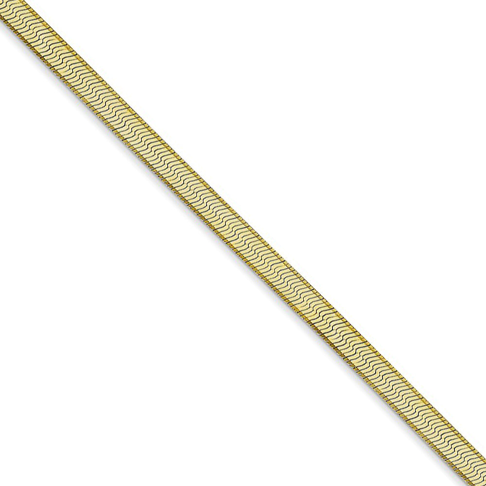 10kt real gold herringbone chain 3mm on sale 16 inch