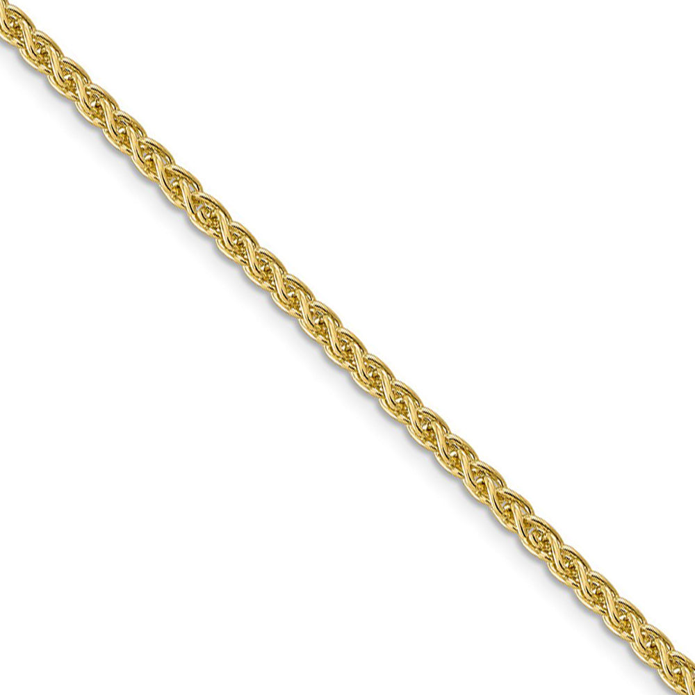 2.75mm 14k Yellow Gold Hollow Wheat Chain Necklace, Item C10217 by The Black Bow Jewelry Co.