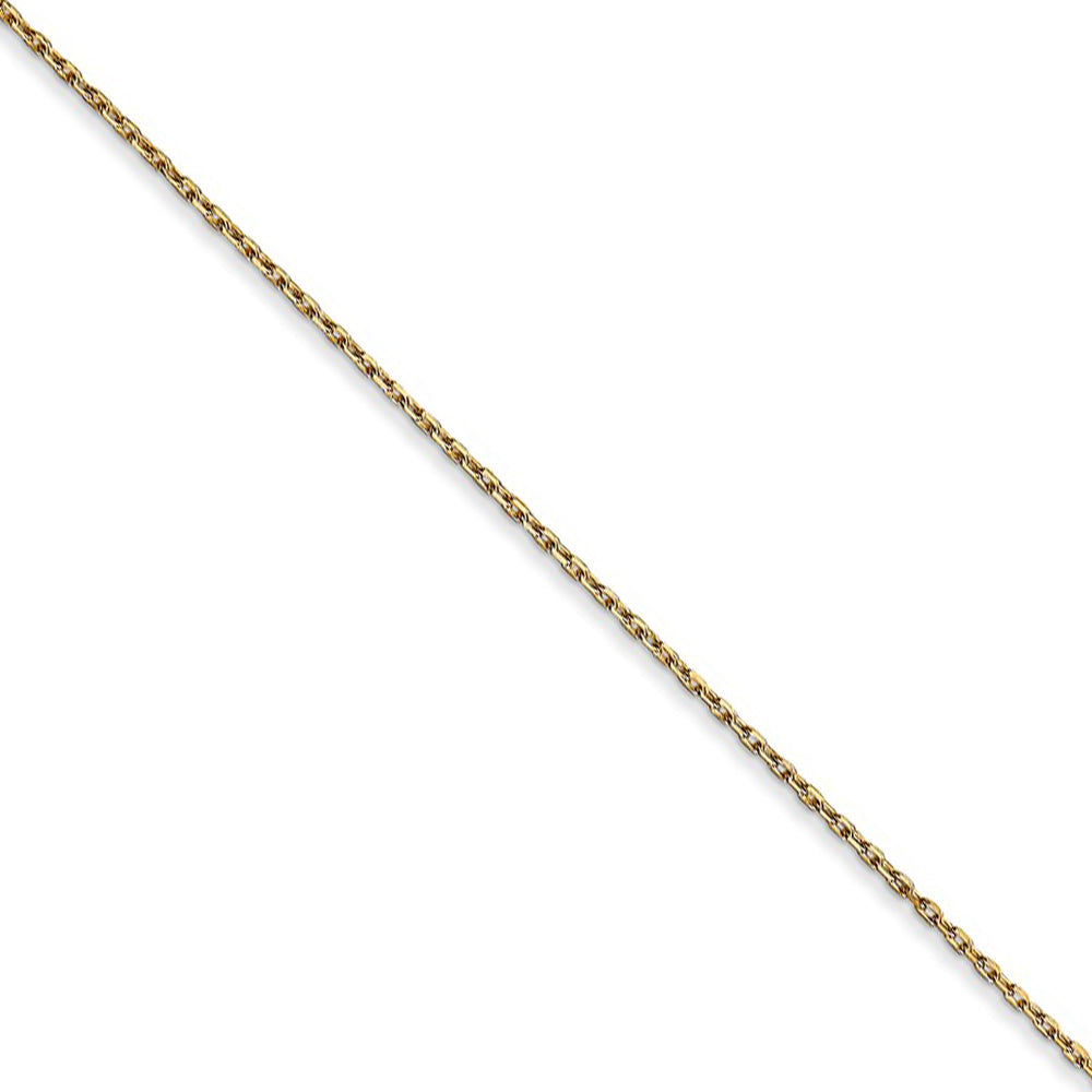 Alternate view of the 14k Yellow Gold Libra the Scale Zodiac Diamond Cut Necklace by The Black Bow Jewelry Co.