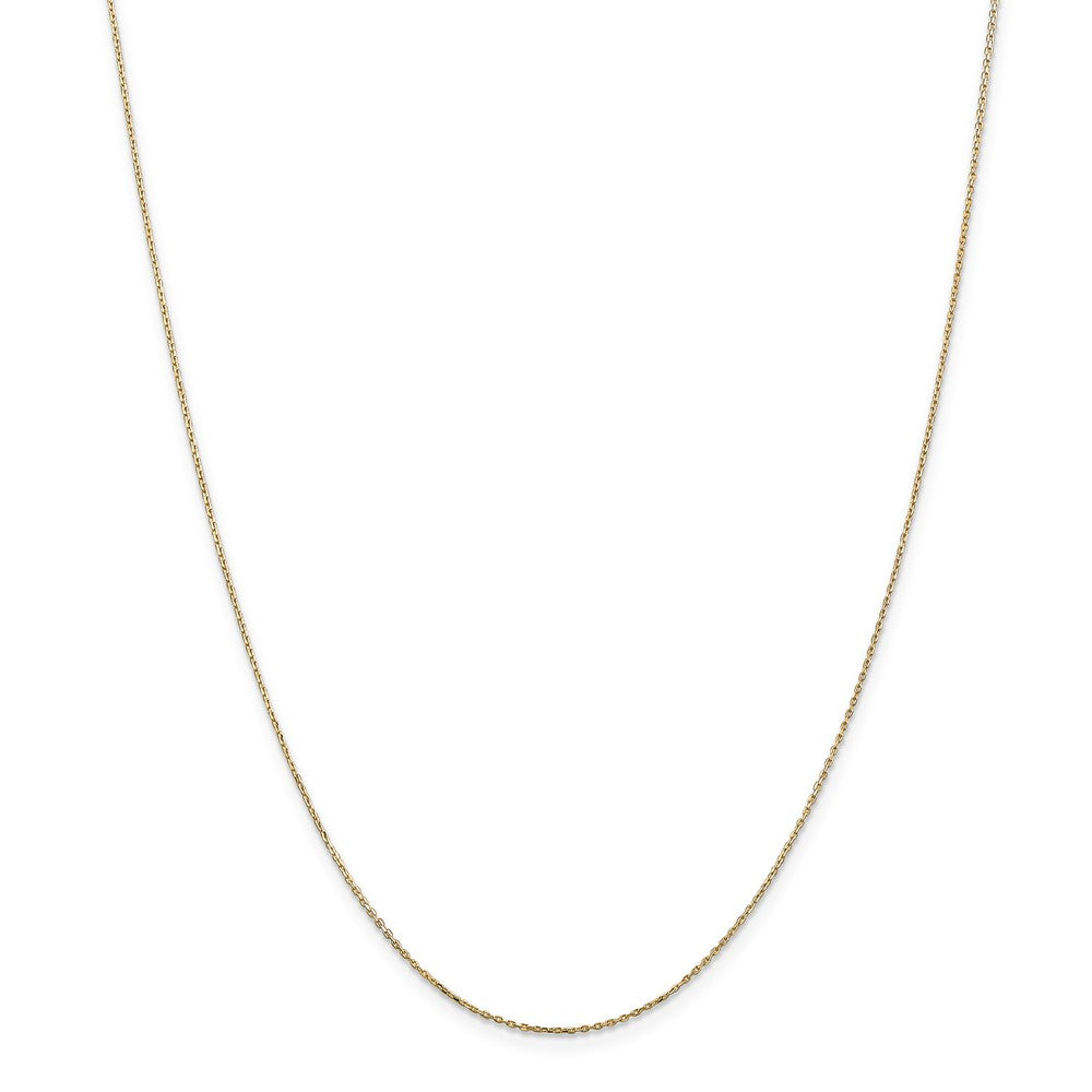 14k Yellow Gold and Enamel Vanilla Ice Cream Cone Necklace - The