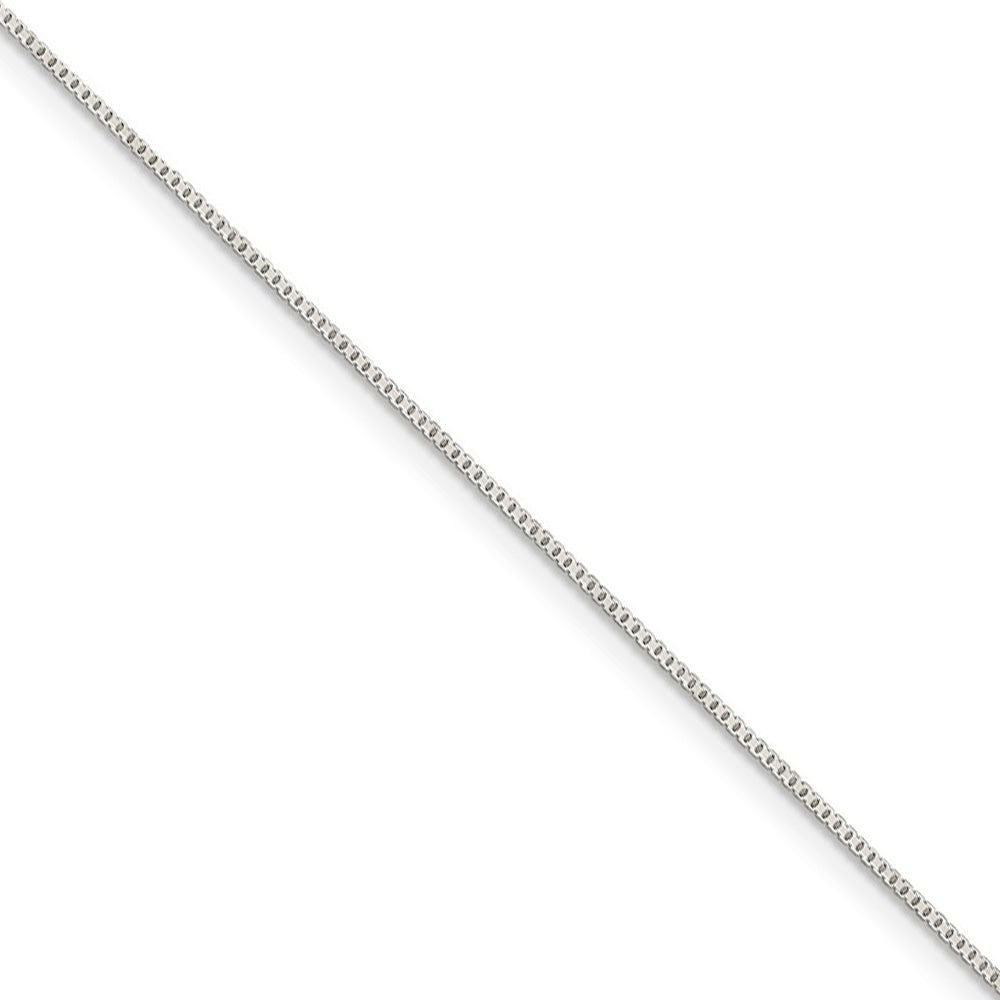 0.8mm Sterling Silver Hollow D/C Octagonal Box Chain Necklace, Item C10334 by The Black Bow Jewelry Co.