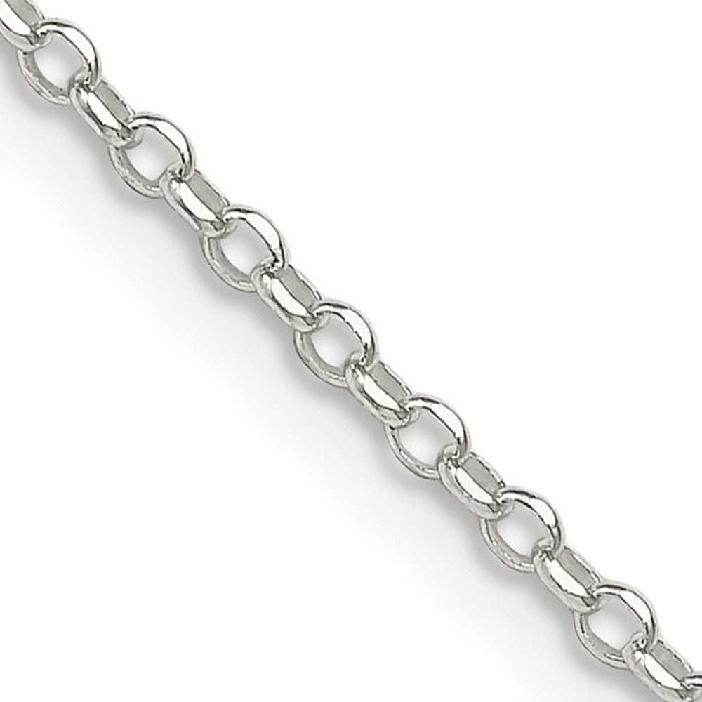 1.75mm Sterling Silver D/C Solid Open Cable Chain Necklace - The