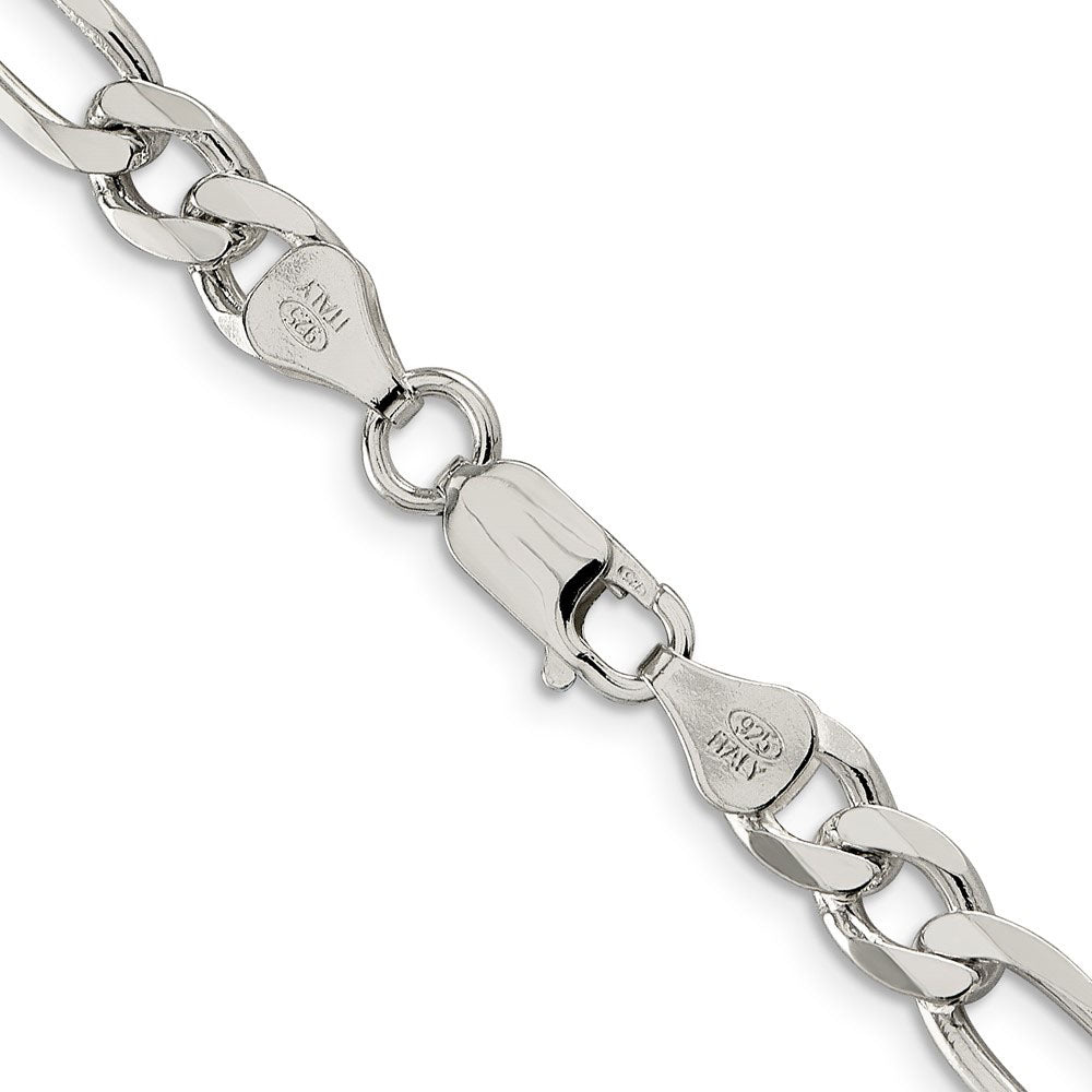Made in Italy 925 Sterling Silver Diamond Cut Solid Rope Chain / Necklace for Men & Women 4.0mm / 20