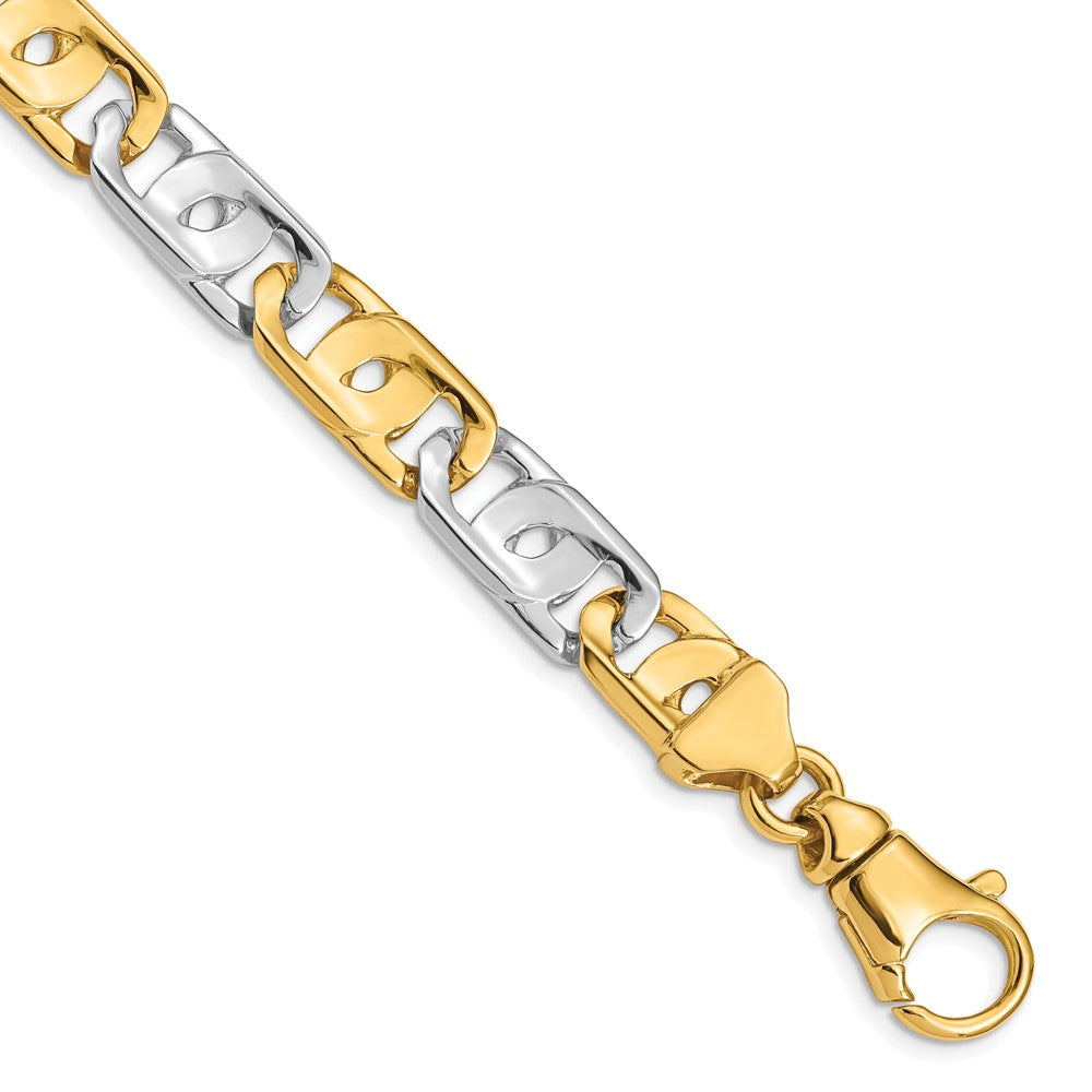 Gold anchor store chain bracelet