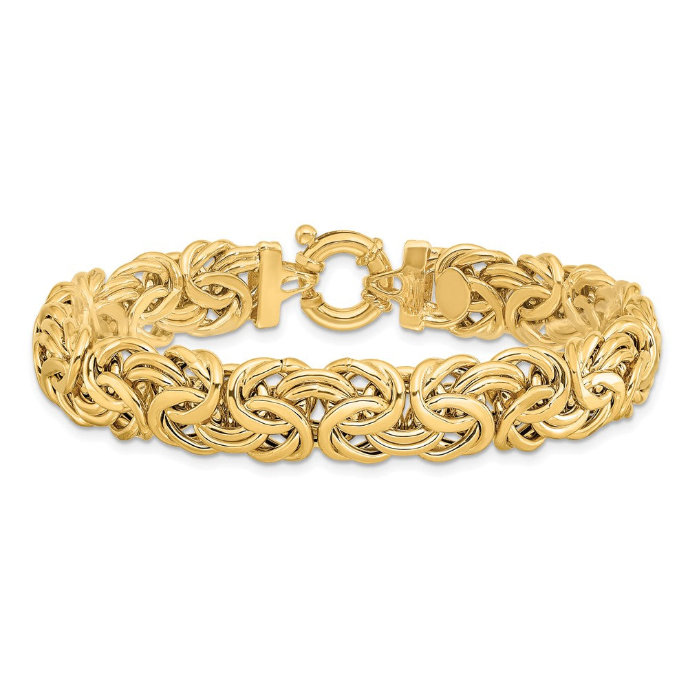 Snake Chain Bracelet, Gold / 7.5 Inches / 4mm