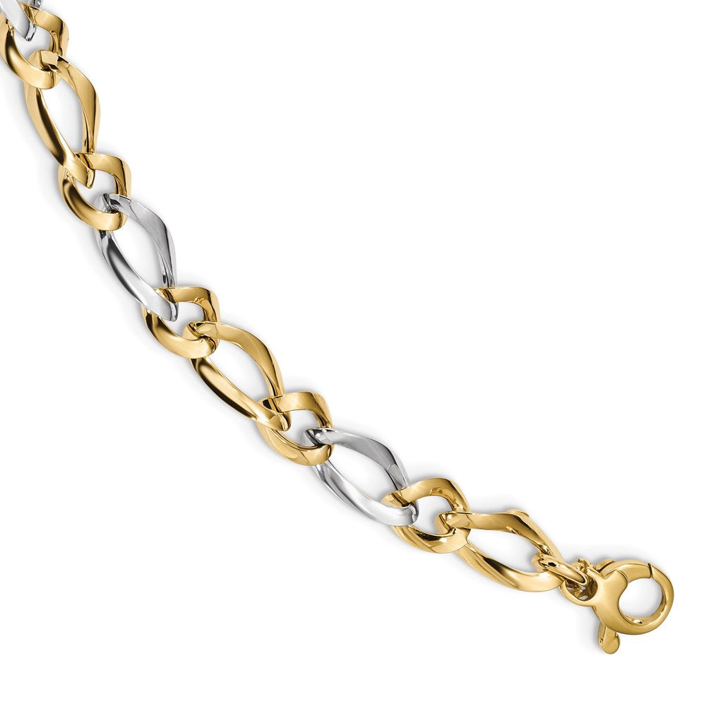 Antique Two-Tone 14k Gold Choker Chain Necklace