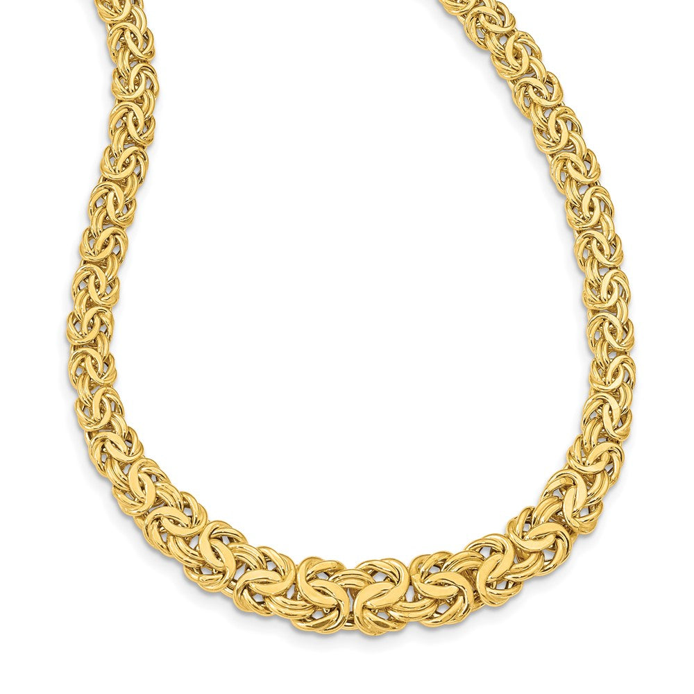 Men's 8.75mm 14k Yellow Gold Flat Beveled Curb Chain Necklace, 24 Inch -  Walmart.com