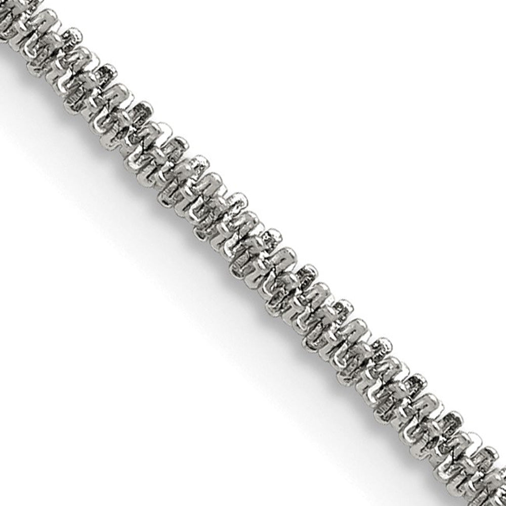 2.2mm Stainless Steel Cyclone Chain Necklace, Item C10762 by The Black Bow Jewelry Co.