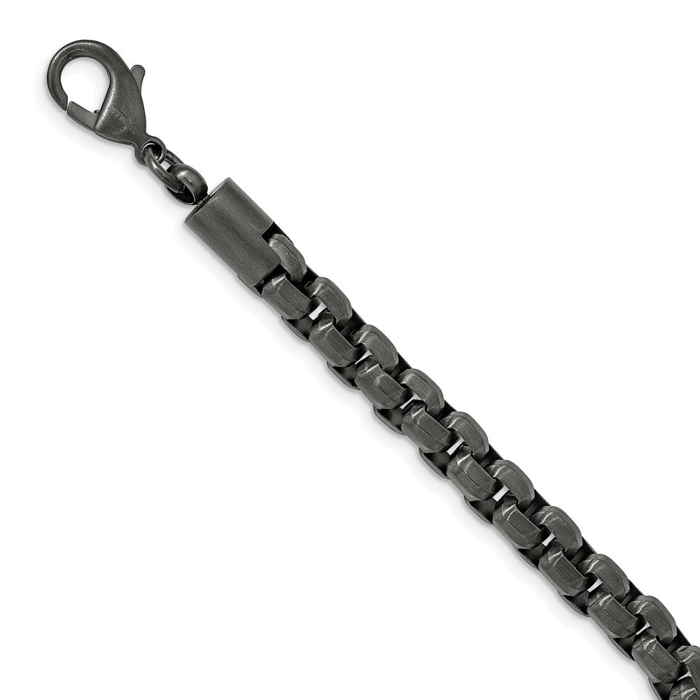 Gunmetal Ball Chain - black ball chain, shackle clasp, black ball neck –  Constant Baubling
