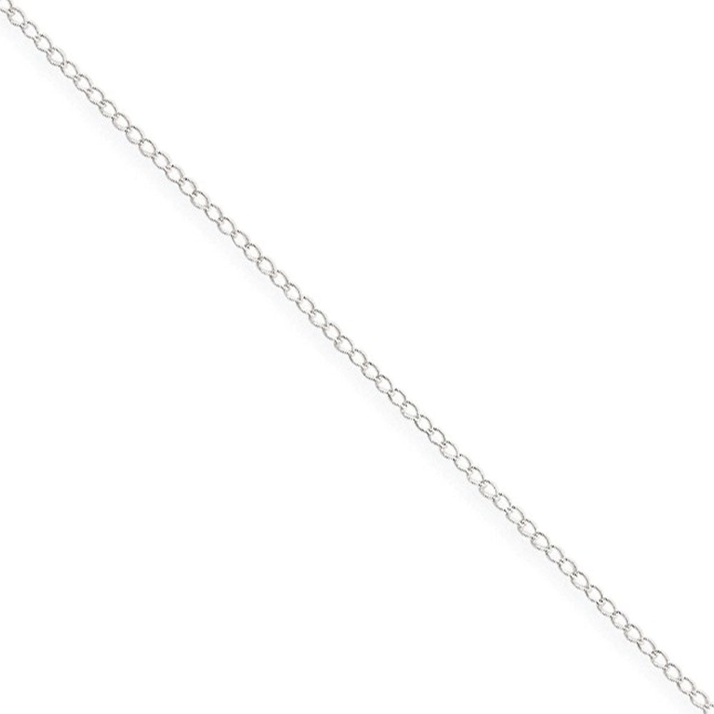 1mm Sterling Silver Curb Chain Necklace