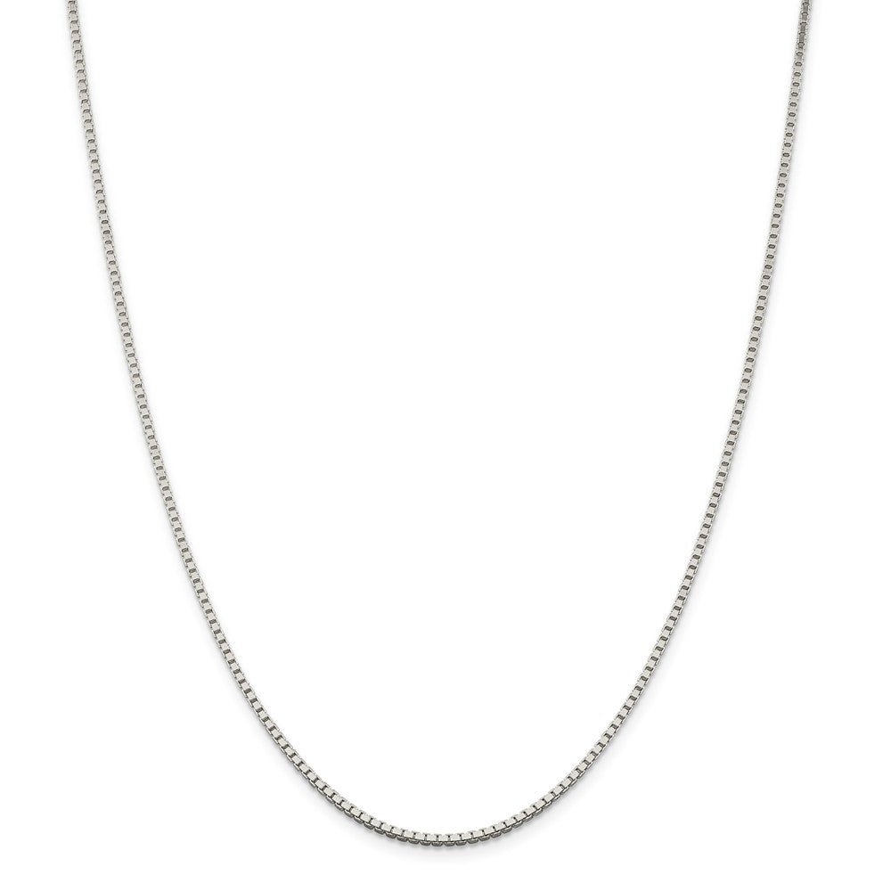 1.75mm Sterling Silver, Box Chain Necklace