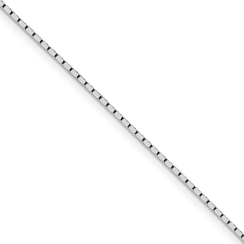 1.25mm Sterling Silver, Mirror Box Chain Necklace, Item C8031 by The Black Bow Jewelry Co.