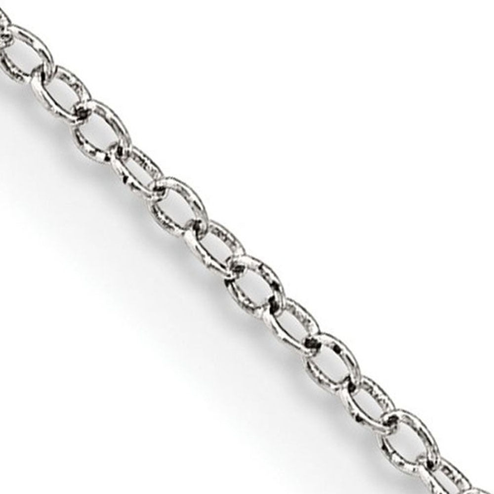 Sterling Silver 1mm Solid Cable Chain Anklet, Item A8388-A by The Black Bow Jewelry Co.