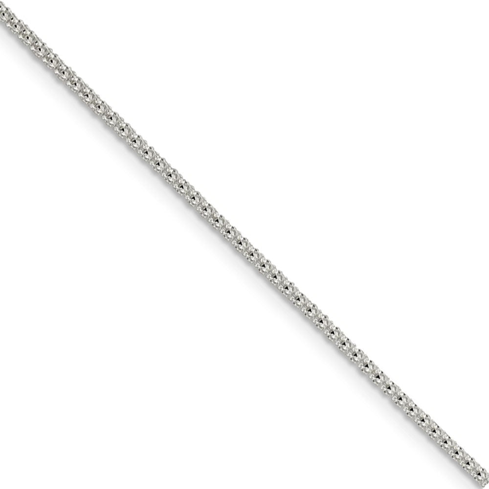 1.60mm Sterling Silver, Fancy Corona Chain Necklace, Item C8044 by The Black Bow Jewelry Co.