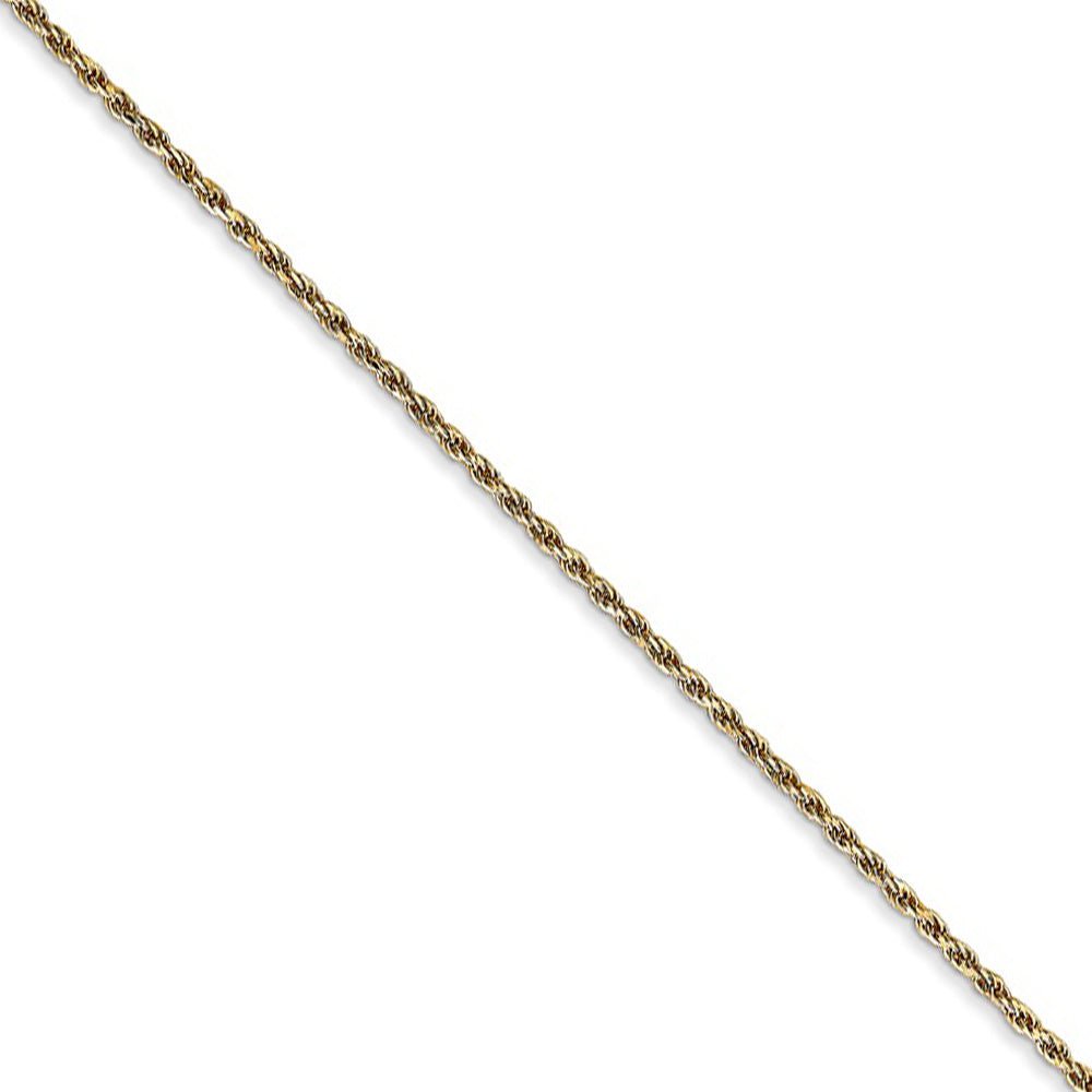 1.15mm, 14k Yellow Gold, Diamond Cut Solid Rope Chain Necklace, Item C8108 by The Black Bow Jewelry Co.