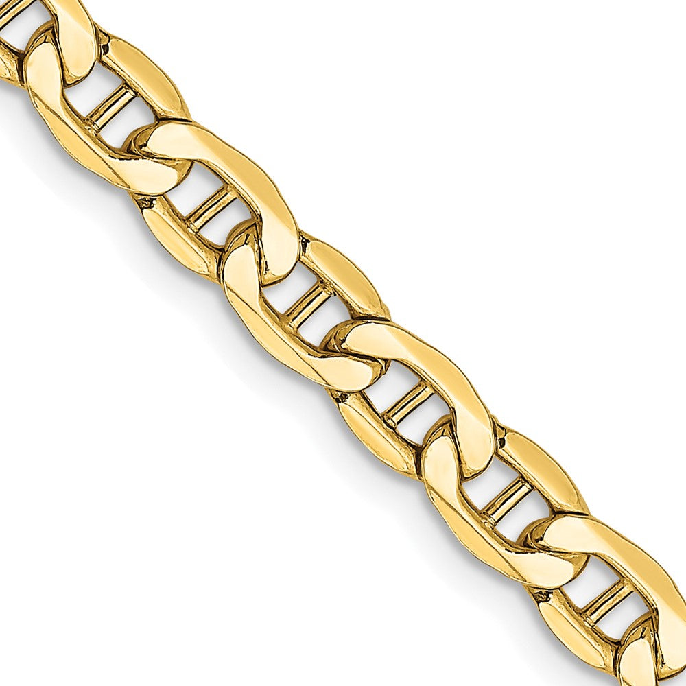 4.75mm, 14K Yellow Gold, Hollow Anchor Link Chain Necklace, Item C8213 by The Black Bow Jewelry Co.