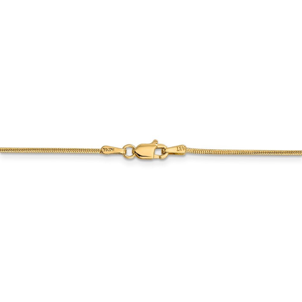 Snake Chain 14k Solid Gold Bracelet,2.5mm Width Polished