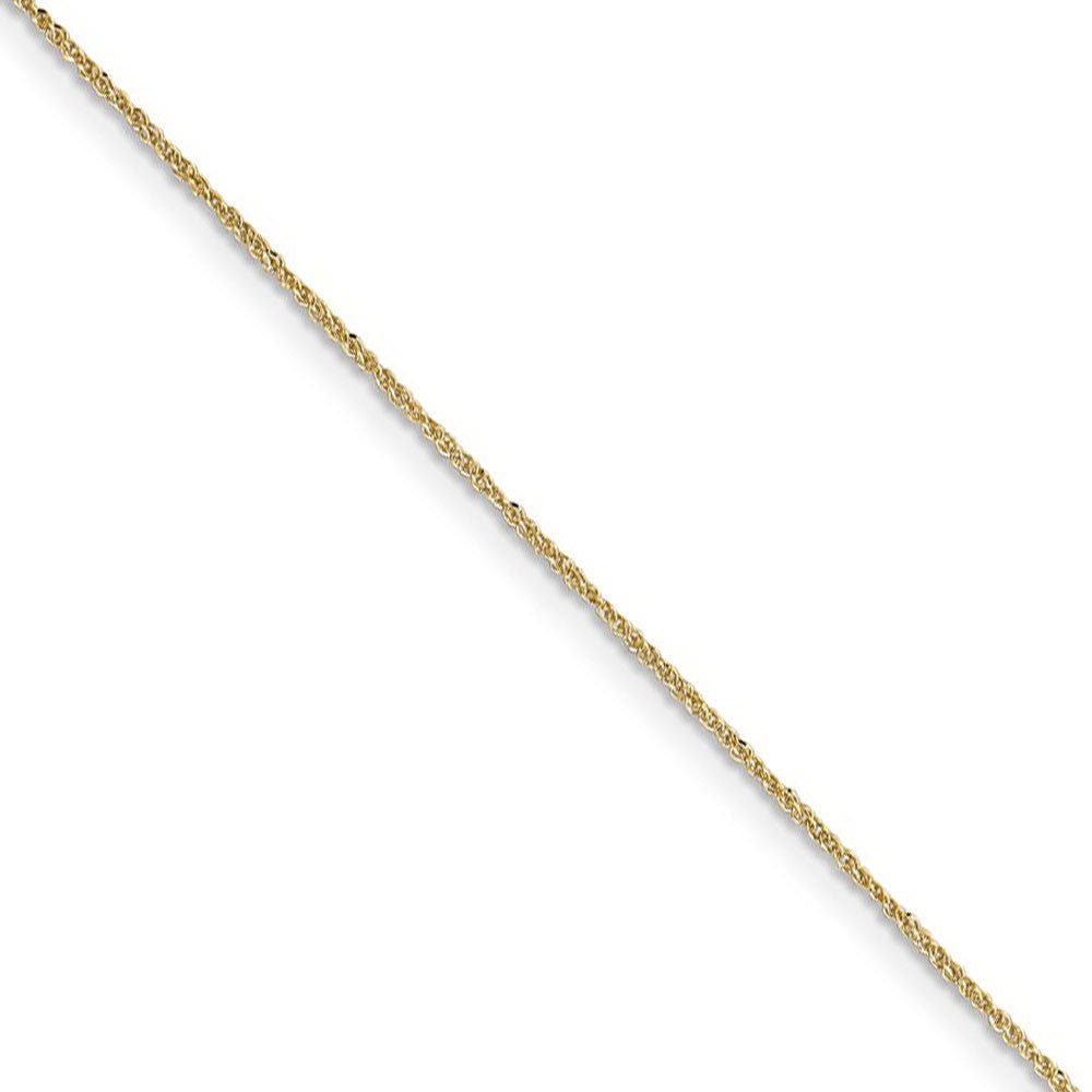 0.7mm, 14k Yellow Gold, Ropa Chain Necklace, Item C8513 by The Black Bow Jewelry Co.