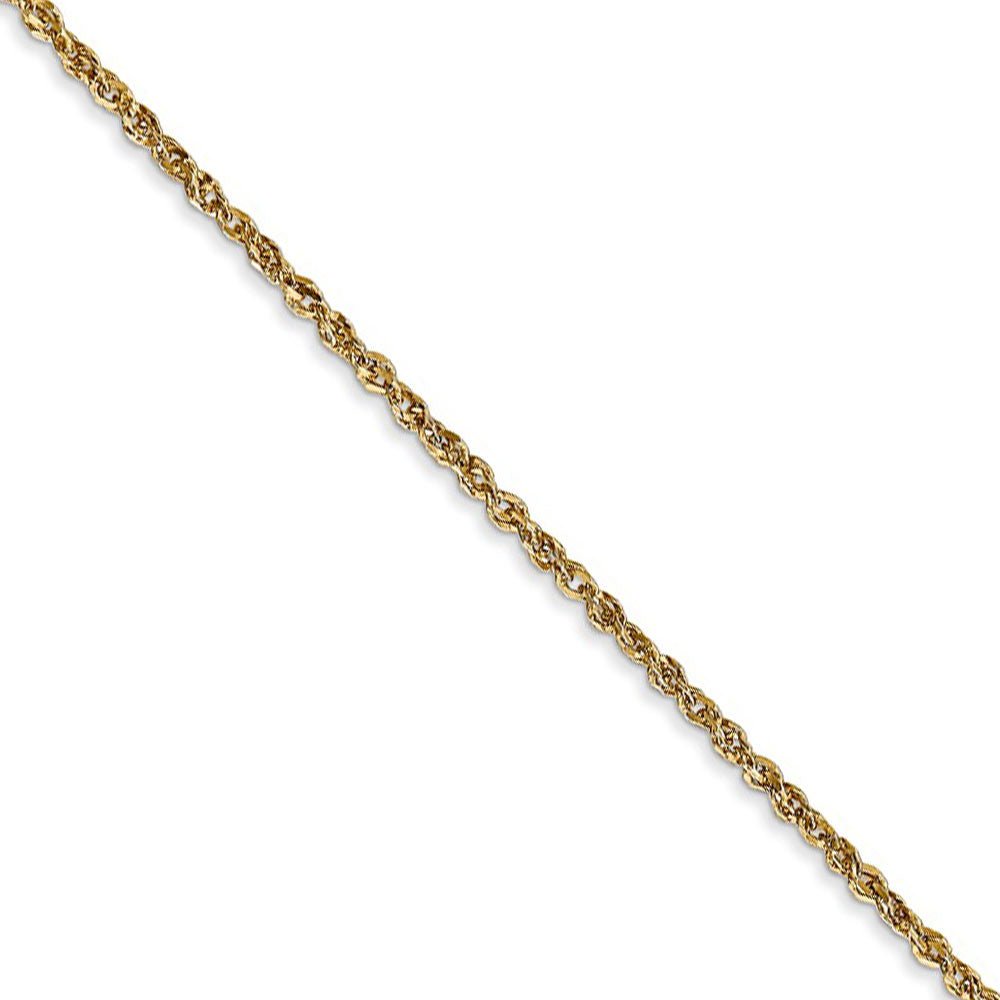 1.7mm, 14k Yellow Gold, Ropa Chain Necklace, Item C8517 by The Black Bow Jewelry Co.