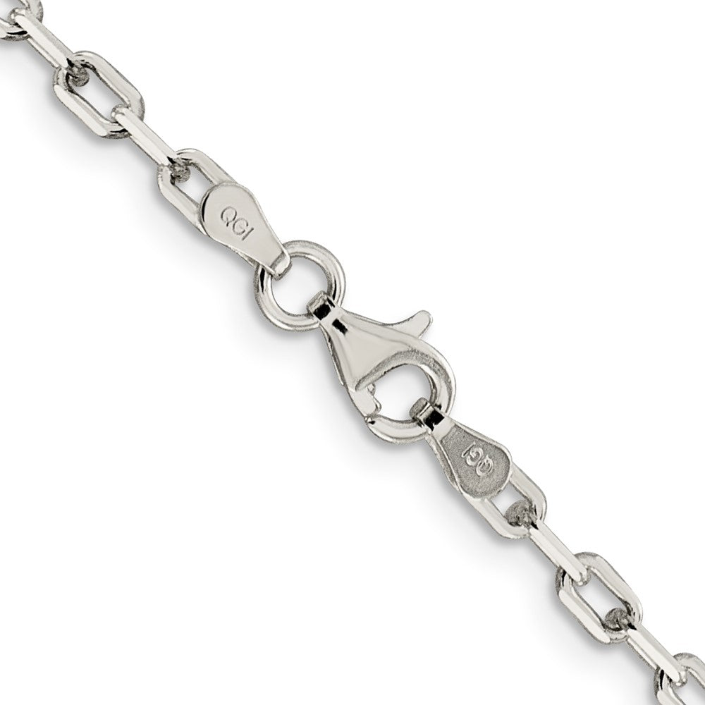 Men's Anchor Link Stainless Steel 2.75mm Chain Bracelet Jewelry
