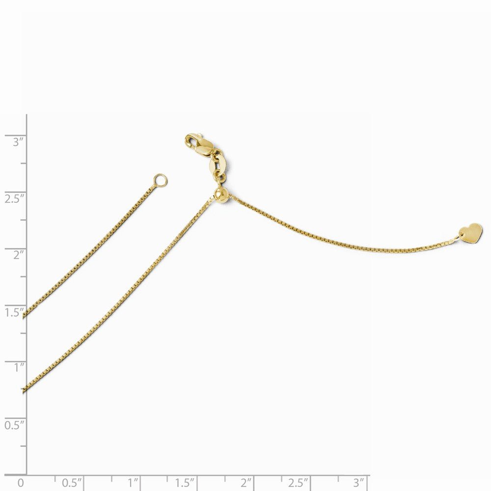 14K Yellow Gold Solid Lobster Claw Closure 0.80mm Spiga Pendant Chain Necklace - 24 inch - Lobster Claw