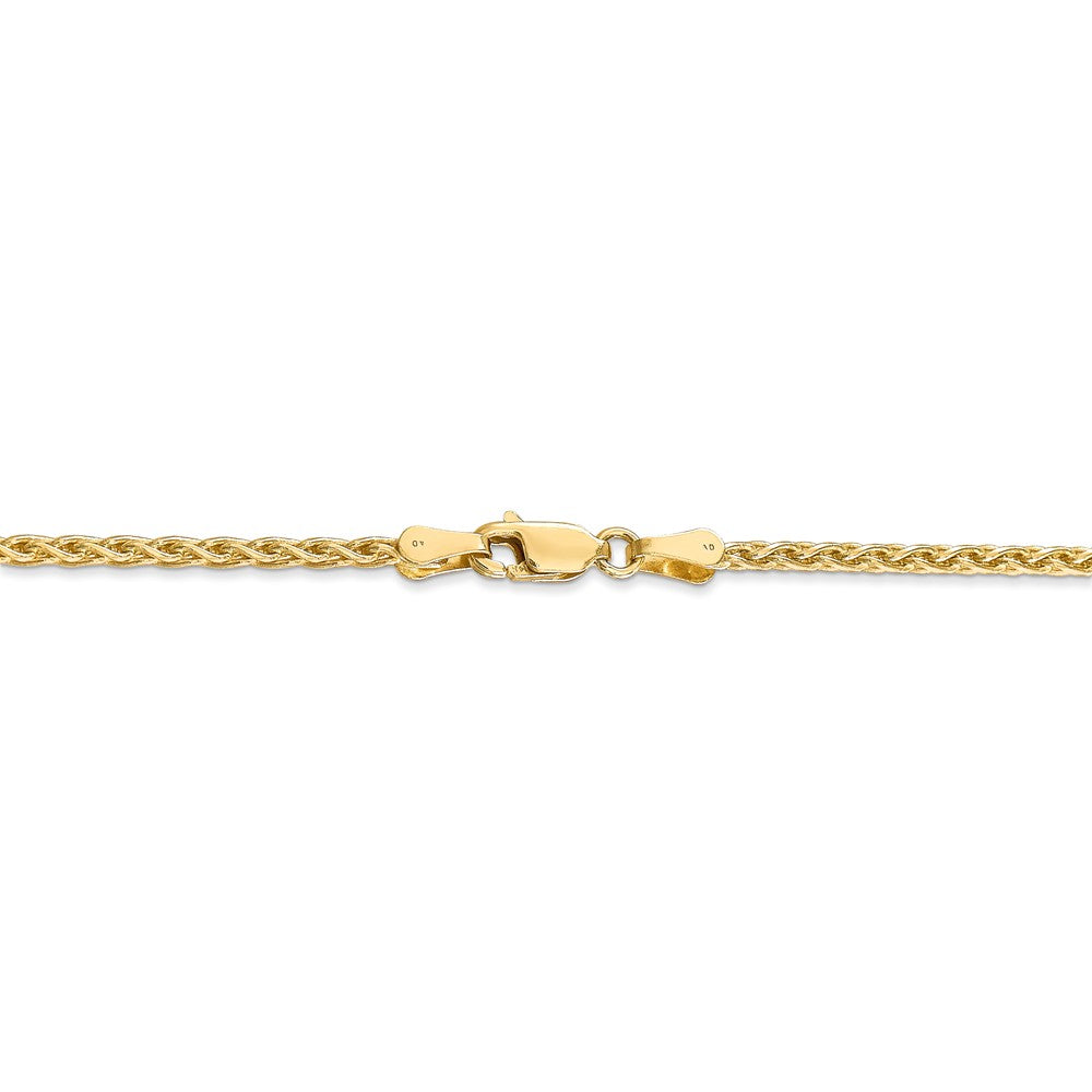 0.8mm 14K Yellow Gold Box Link Chain Necklace 16-24in - 16 Inches L