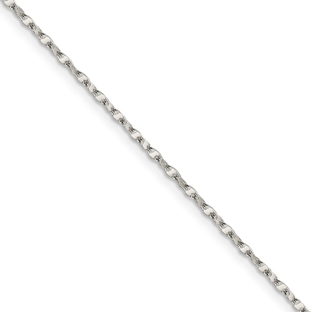 5mm Stainless Steel Flat Anchor Chain Necklace, 22 inch by The Black Bow Jewelry Co.