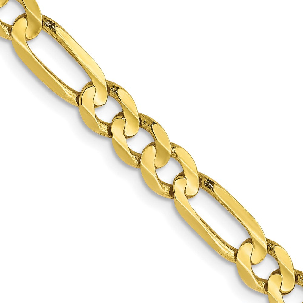 3.5mm Concave Curb Chain 22 inch / Yellow Gold / 14K