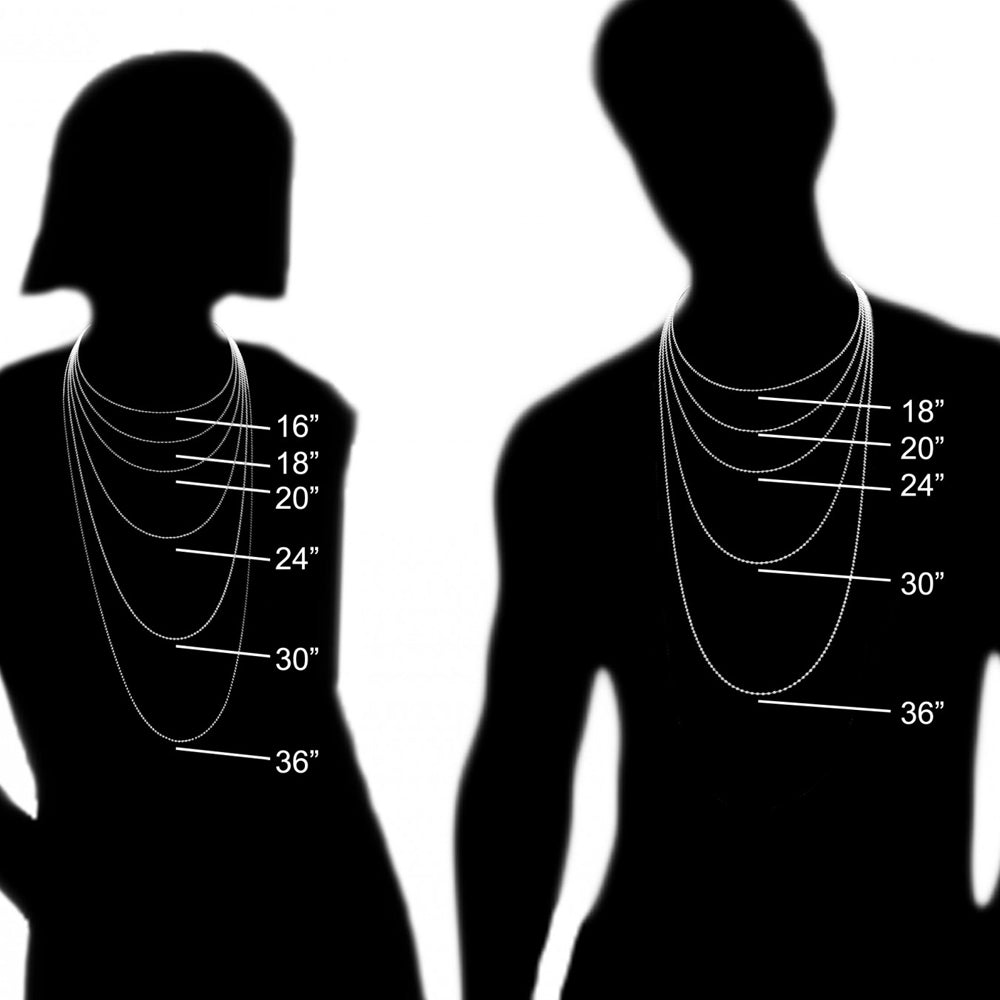 Necklace Length Chart Vector Illustration - Etsy