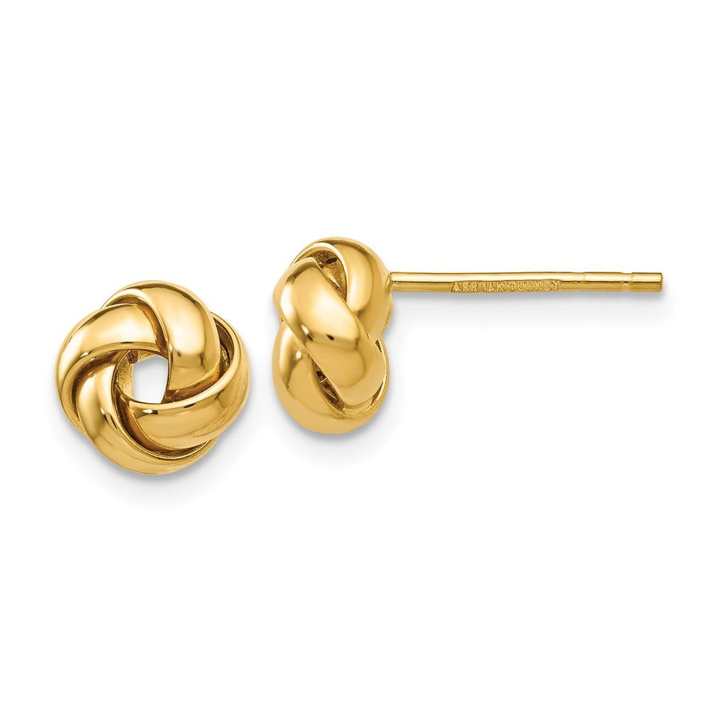 9ct gold sale knot earrings