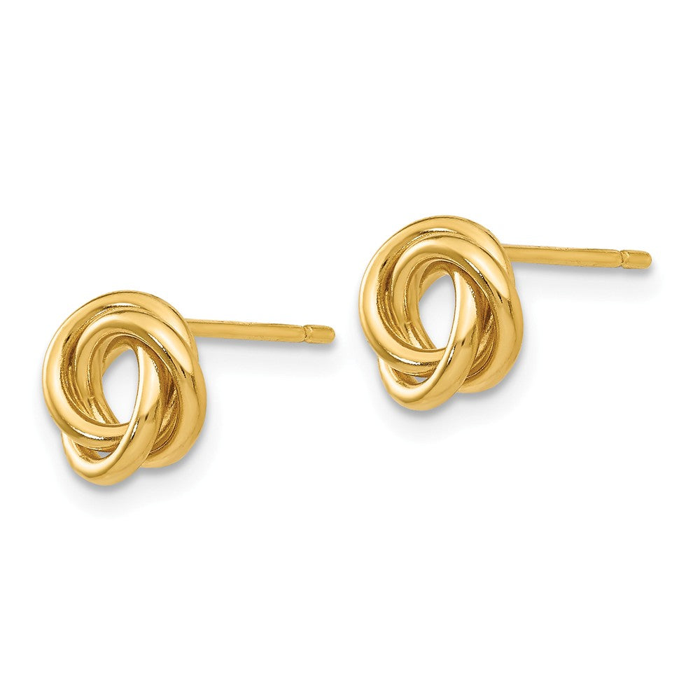 Gold Creations 14KY Love Knot Post Earrings