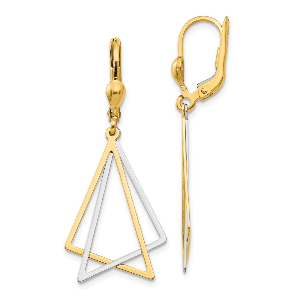 Triangle Double Sided Earrings – Vintage Creators