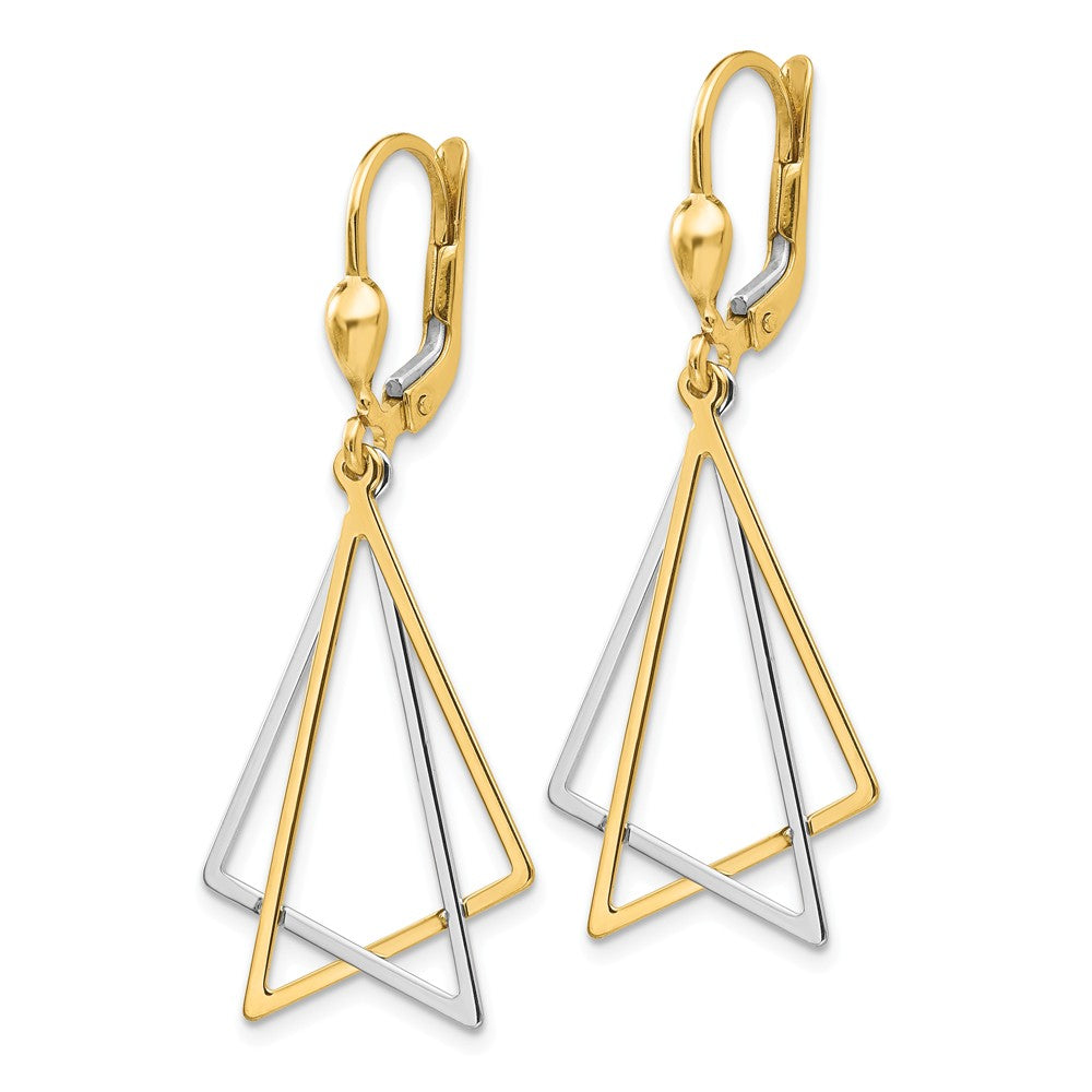 Women's Rainbow Crystal Double Inverted Triangle Earrings - Odette |  Rainbow crystal, Triangle earrings, Crystals