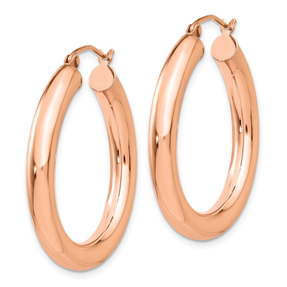 Oversized rose deals gold hoop earrings