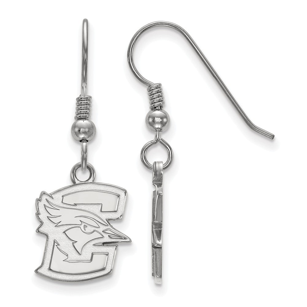 Sterling Silver Creighton University Small Dangle Earrings, Item E14003 by The Black Bow Jewelry Co.