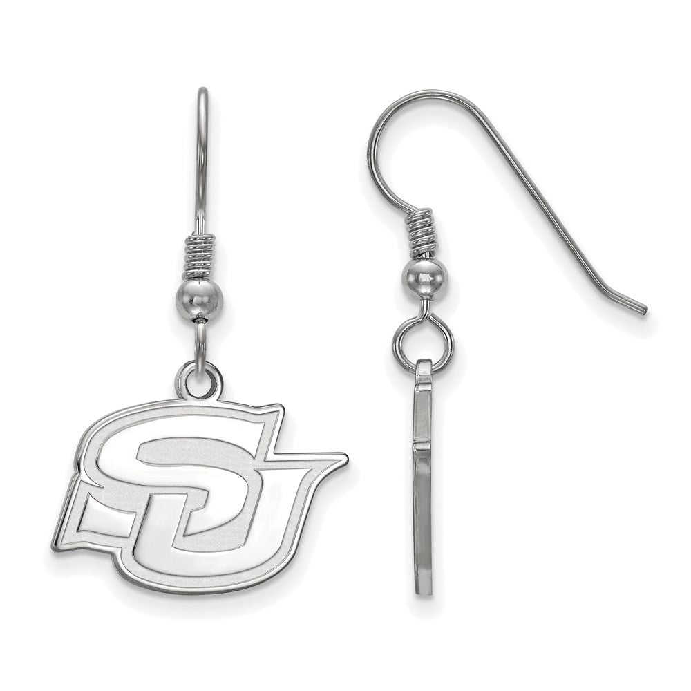 Sterling Silver Southern University Small Dangle Earrings, Item E14023 by The Black Bow Jewelry Co.