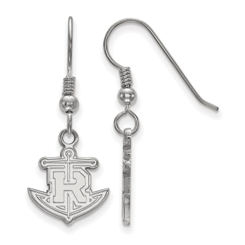 Sterling Silver Rollins College Small Dangle Earrings, Item E14057 by The Black Bow Jewelry Co.