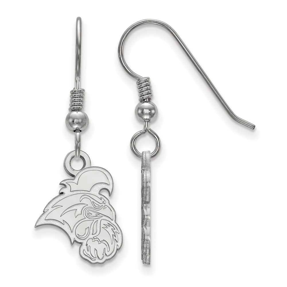 Sterling Silver Coastal Carolina University Small Dangle Earrings, Item E14082 by The Black Bow Jewelry Co.