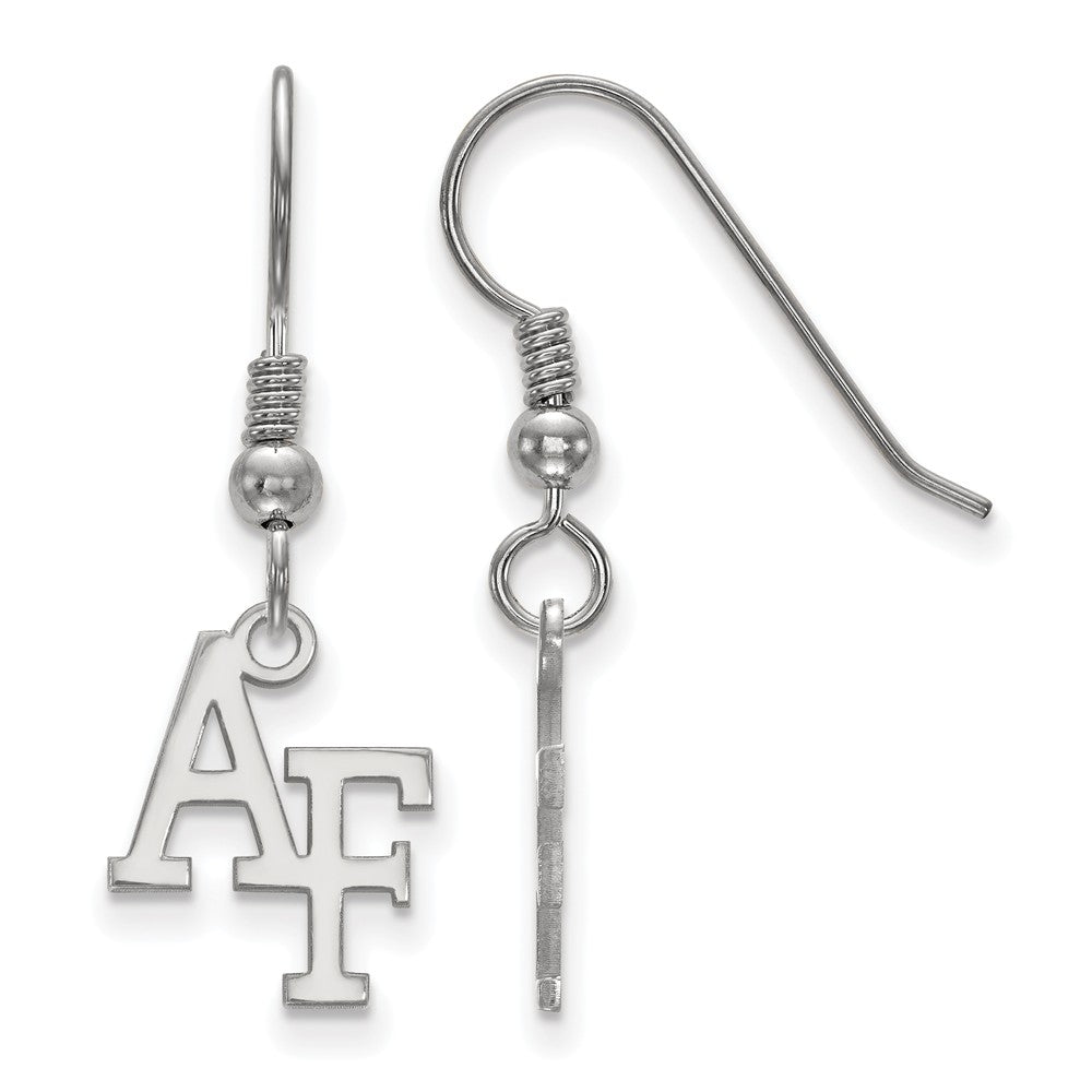 Sterling Silver Air Force Academy Dangle Earring, Item E14118 by The Black Bow Jewelry Co.