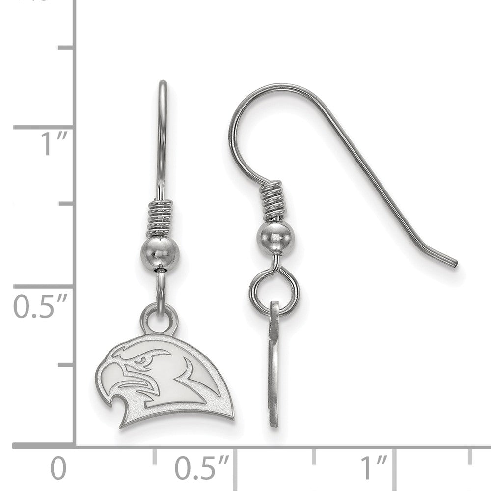 Alternate view of the Sterling Silver Miami University XS (Tiny) Dangle Earrings by The Black Bow Jewelry Co.