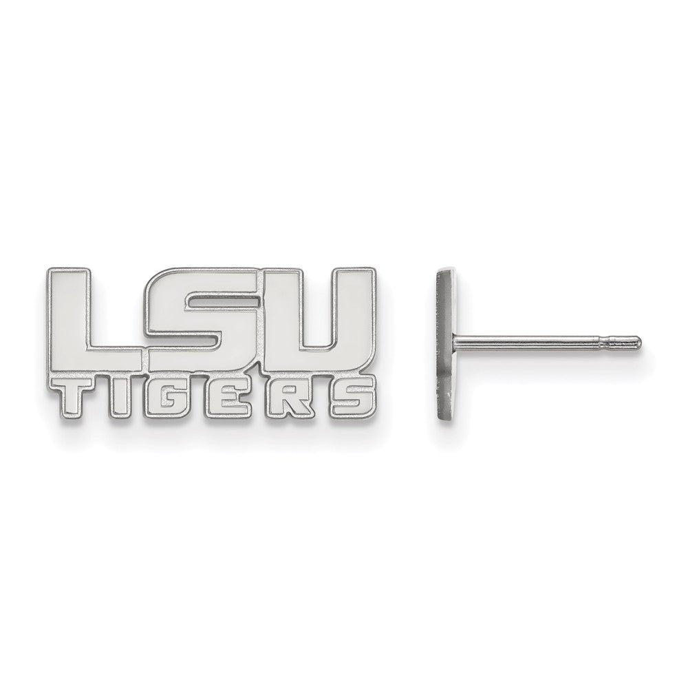 Louisiana State University Small Bar Necklace Sterling Silver 18