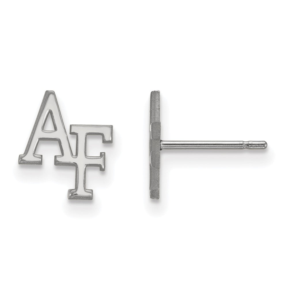 Sterling Silver Air force Academy XS (Tiny) Post Earrings, Item E16288 by The Black Bow Jewelry Co.