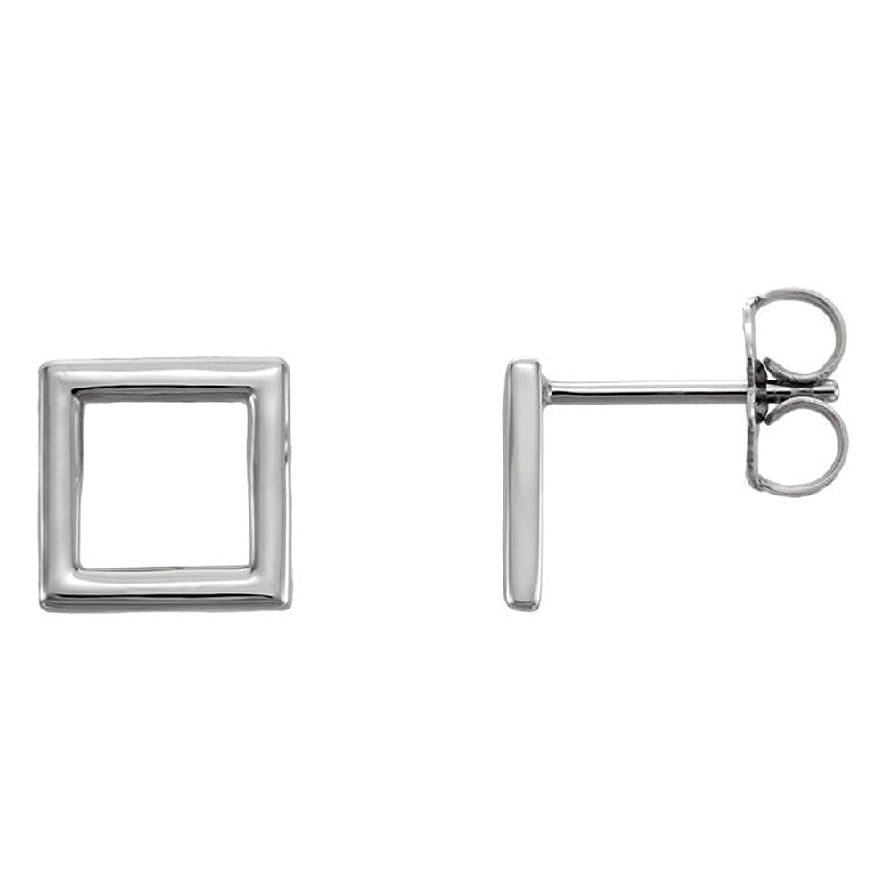 Platinum Earring Backs Friction Small