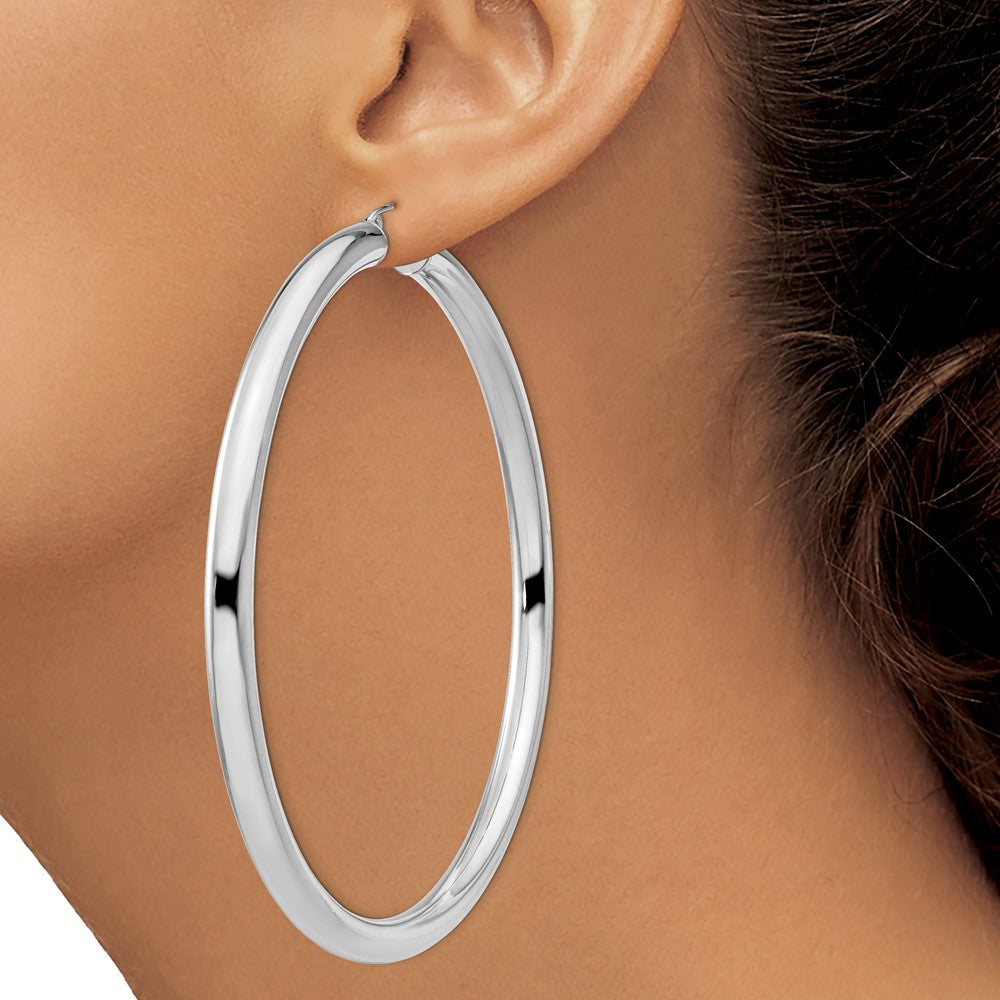 Birks Essentials | Hoop Earrings White Gold Diamonds